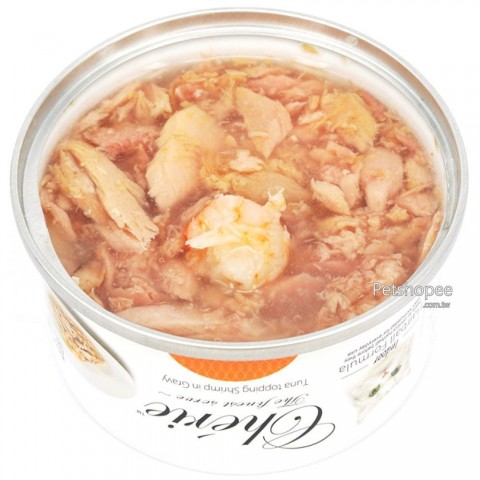 法麗微湯罐 室內化毛鰹魚佐鮮蝦