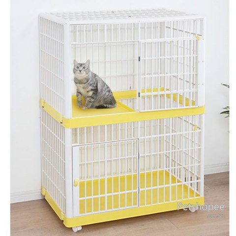 IRIS 雙層樹脂寵物貓籠 812 