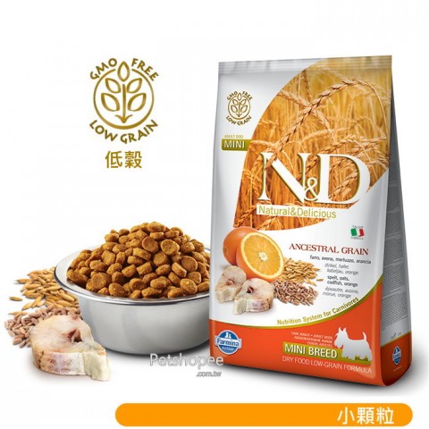 法米納 ND成犬低穀糧(小顆粒)-鱈魚甜橙 LD-4