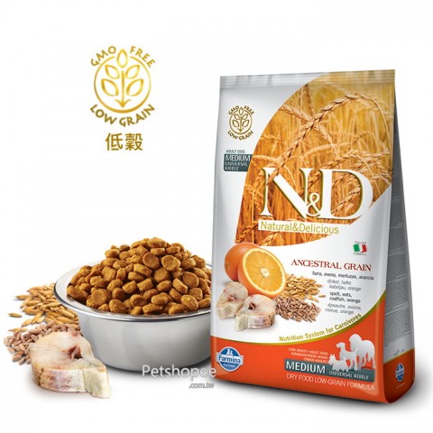 法米納 ND成犬低穀糧-鱈魚甜橙 LD-10