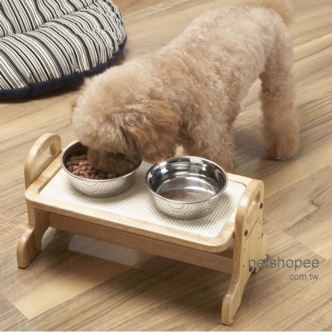Doggyman 寵物木製立式餐桌 S