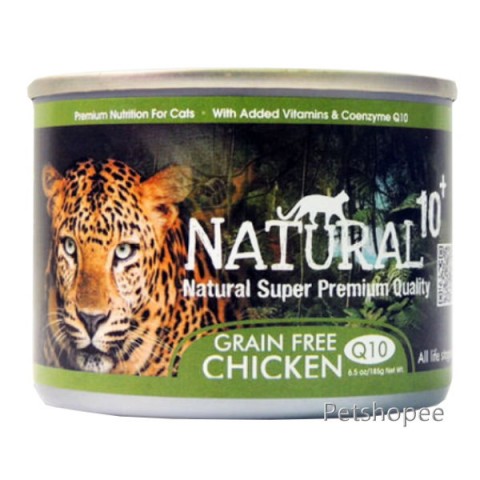 Natural10+原野貓罐-鮮蔬嫩雞