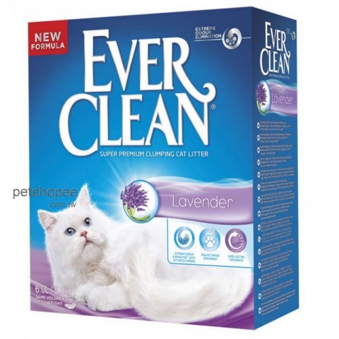 EverClean 藍鑽薰衣草味結塊貓砂(歐規)