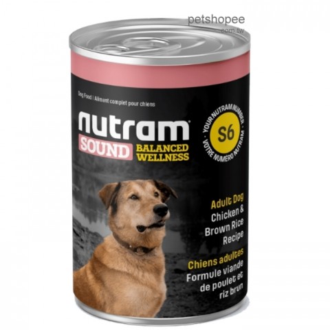 紐頓S6主食犬罐-成犬雞肉南瓜