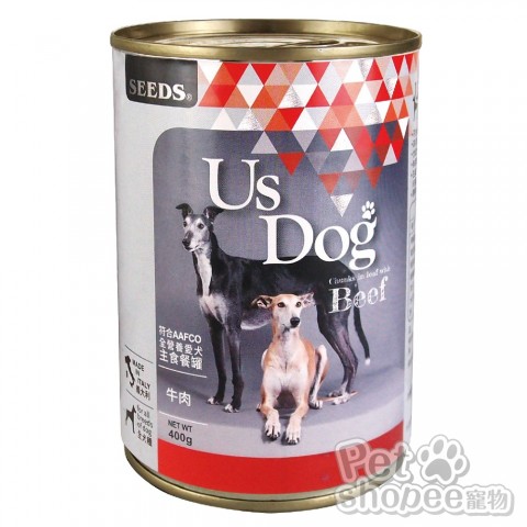 義大利產 UsDog 愛犬主食餐罐 400g