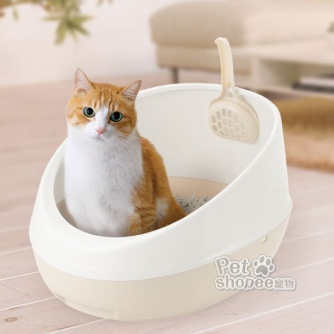 Richell 拉普蕾半罩式貓廁所