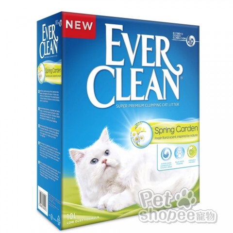 EverClean 藍鑽春天花香味結塊貓砂(歐規遇熱低香)