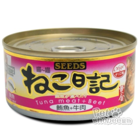 Seeds黃金喵喵日記綜合貓餐罐170g