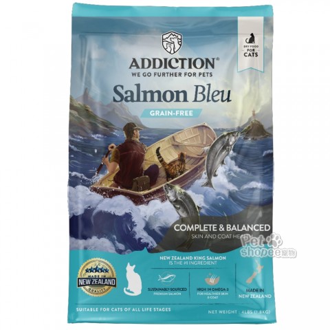 ADDICTION自然癮食 無穀藍鮭魚貓用主食配方