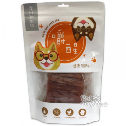 嚼醒犬零食 蜜汁雞肉絲-經濟包380g(HL-14)