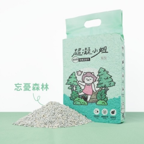 超凝小姐-忘憂森林香/益生菌條型豆腐砂