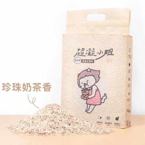 超凝小姐-珍珠奶茶香/益生菌條型豆腐砂