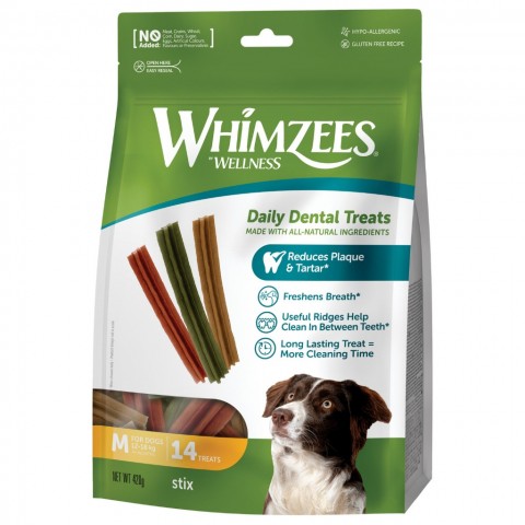 Whimzees 唯潔 六角長條型潔牙骨